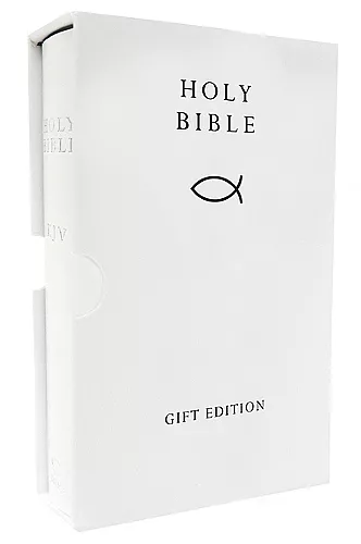 HOLY BIBLE: King James Version (KJV) White Compact Gift Edition cover
