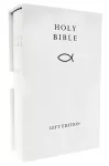 HOLY BIBLE: King James Version (KJV) White Compact Gift Edition cover