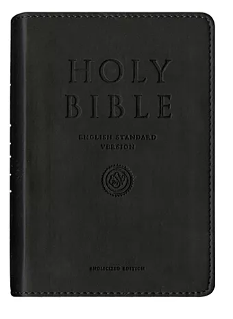 Holy Bible: English Standard Version (ESV) Anglicised Black Compact Gift edition cover