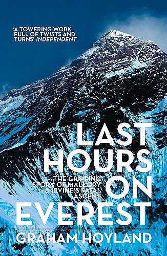 Last Hours on Everest cover
