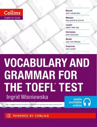 Vocabulary and Grammar for the TOEFL Test cover