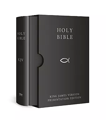 HOLY BIBLE: King James Version (KJV) Black Presentation Edition cover
