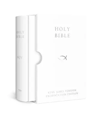 HOLY BIBLE: King James Version (KJV) White Presentation Edition cover