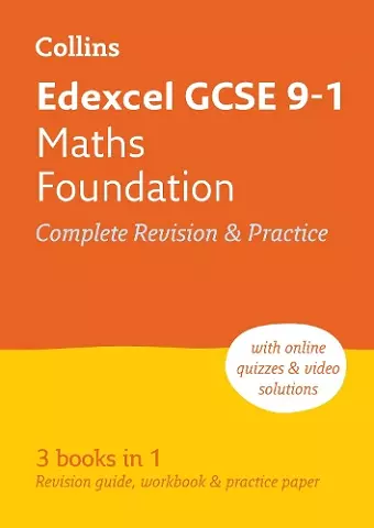 Edexcel GCSE 9-1 Maths Foundation All-in-One Complete Revision and Practice cover