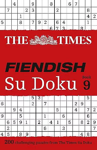 The Times Fiendish Su Doku Book 9 cover