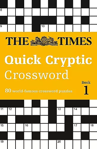 The Times Quick Cryptic Crossword Book 1 cover