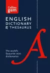 English Gem Dictionary and Thesaurus cover