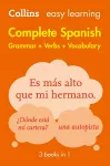 Easy Learning Spanish Complete Grammar, Verbs and Vocabulary (3 books in 1) cover