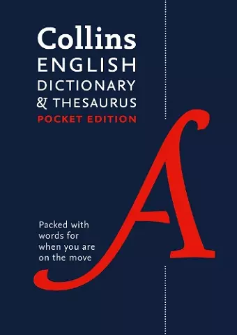 English Pocket Dictionary and Thesaurus cover