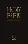 Holy Bible: English Standard Version (ESV) Anglicised Pew Bible (Black Colour) cover