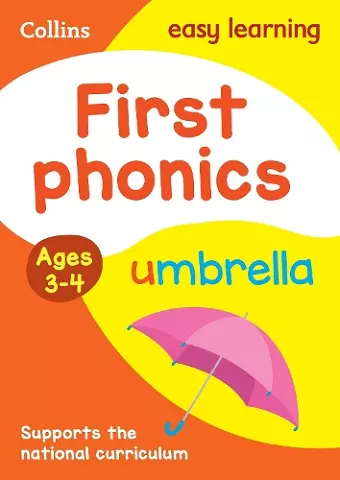 First Phonics Ages 3-4 cover