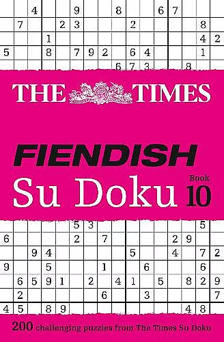 The Times Fiendish Su Doku Book 10 cover