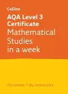 AQA Level 3 Certificate Mathematical Studies: In a Week cover