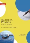 AQA GCSE 9-1 Physics for Combined Science Grade 1−3 Workbook cover