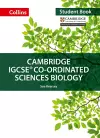 Cambridge IGCSE™ Co-ordinated Sciences Biology Student's Book cover