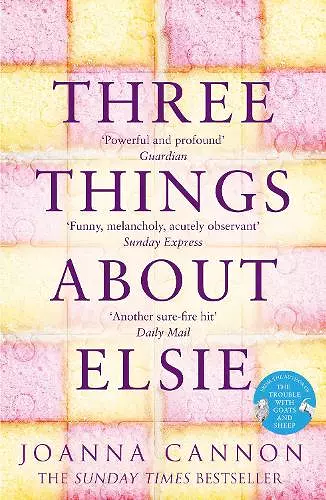 Three Things About Elsie cover