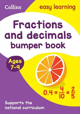 Fractions & Decimals Bumper Book Ages 7-9 cover