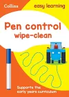 Pen Control Age 3-5 Wipe Clean Activity Book cover
