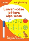 Lower Case Letters Age 3-5 Wipe Clean Activity Book cover