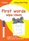 First Words Age 3-5 Wipe Clean Activity Book cover