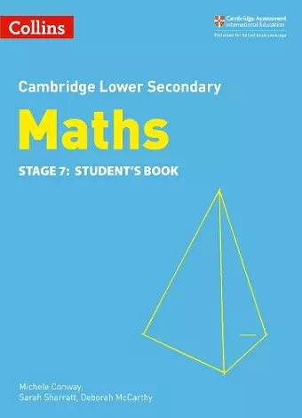 Lower Secondary Maths Student’s Book: Stage 7 cover