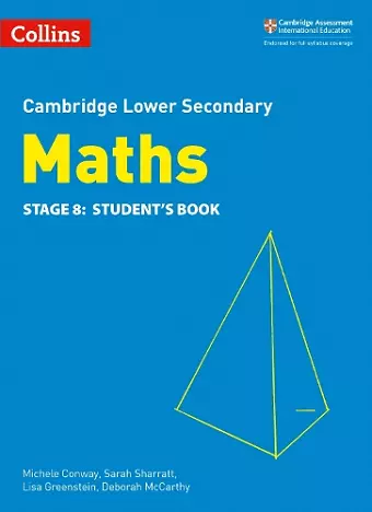 Lower Secondary Maths Student’s Book: Stage 8 cover