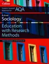 AQA AS and A Level Sociology Education with Research Methods cover