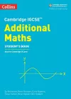 Cambridge IGCSE™ Additional Maths Student’s Book cover