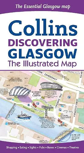 Discovering Glasgow Illustrated Map cover