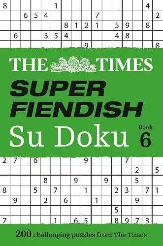 The Times Super Fiendish Su Doku Book 6 cover