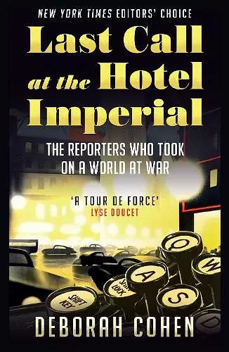 Last Call at the Hotel Imperial cover