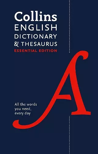 English Dictionary and Thesaurus Essential cover