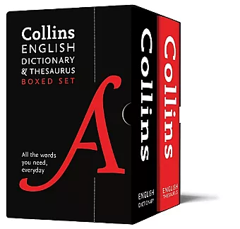 English Dictionary and Thesaurus Boxed Set cover