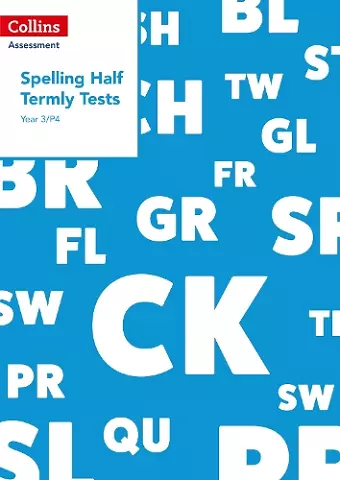 Year 3/P4 Spelling Half Termly Tests cover