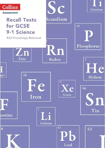 Recall Tests for GCSE 9-1 Science cover