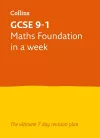 GCSE 9-1 Maths Foundation In A Week cover