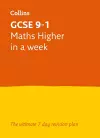 GCSE 9-1 Maths Higher In A Week cover