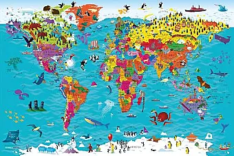 Collins Children’s World Wall Map cover