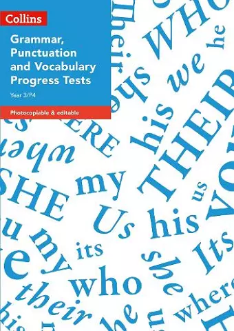 Year 3/P4 Grammar, Punctuation and Vocabulary Progress Tests cover