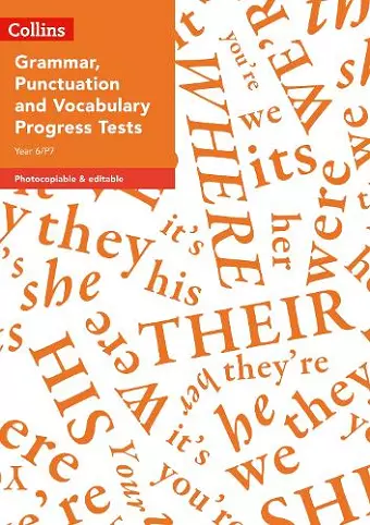 Year 6/P7 Grammar, Punctuation and Vocabulary Progress Tests cover