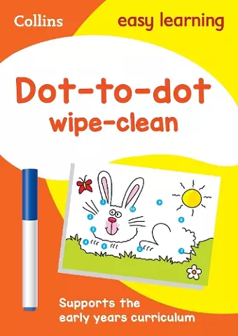 Dot-to-Dot Age 3-5 Wipe Clean Activity Book cover