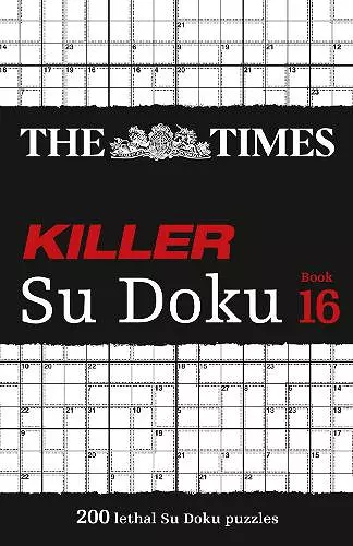 The Times Killer Su Doku Book 16 cover