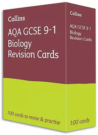 AQA GCSE 9-1 Biology Revision Cards cover