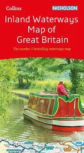 Collins Nicholson Inland Waterways Map of Great Britain cover
