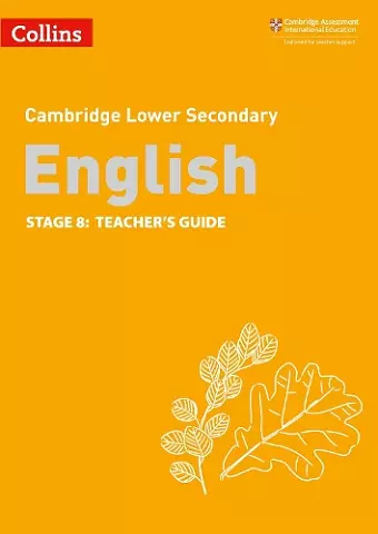 Lower Secondary English Teacher's Guide: Stage 8 cover
