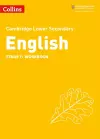 Lower Secondary English Workbook: Stage 7 cover