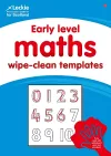 Early Level Wipe-Clean Maths Templates for CfE Primary Maths cover