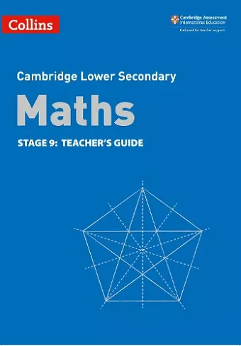 Lower Secondary Maths Teacher's Guide: Stage 9 cover
