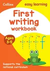 First Writing Workbook Ages 3-5 cover