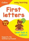 First Letters Ages 3-5 cover